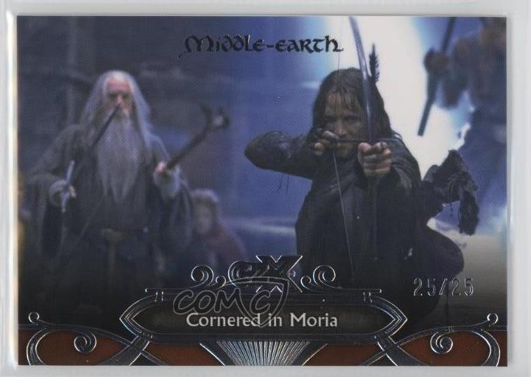 2022 Cryptozoic CZX Middle-Earth Silver 25/25 Cornered in Moria #27 1cc7