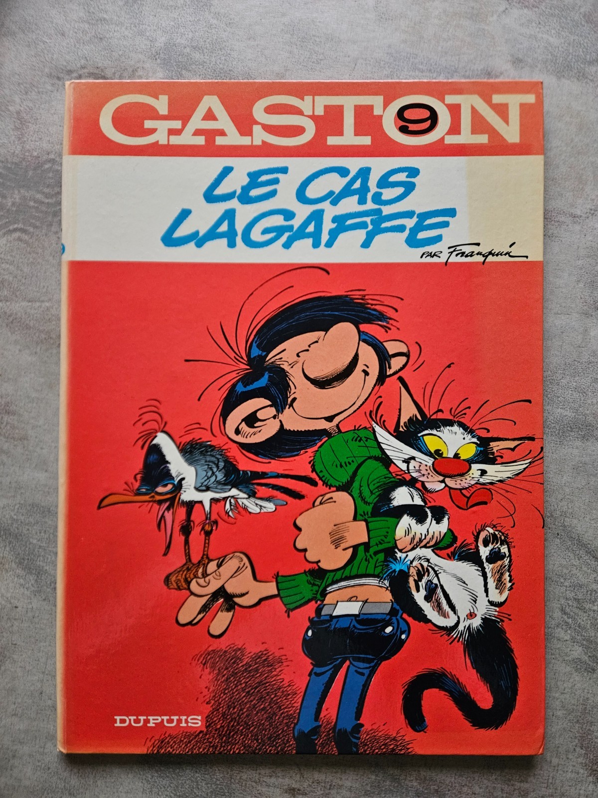 ÉO71 TBE Série Gaston Lagaffe n.°9 André Franquin Le cas Lagaffe