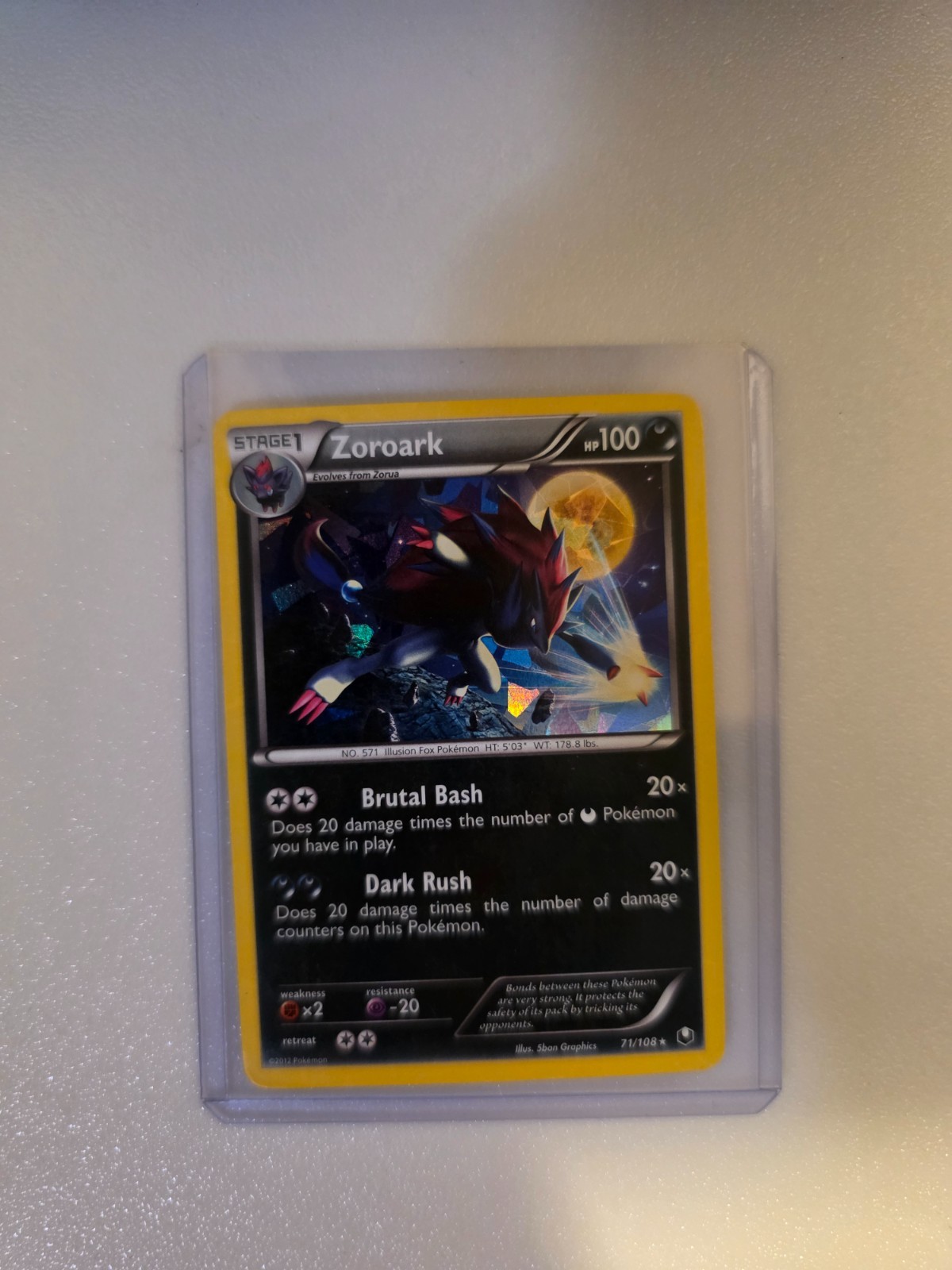 Zoroark - (Cracked Ice Holo) 071/108 Deck Exclusives Holo