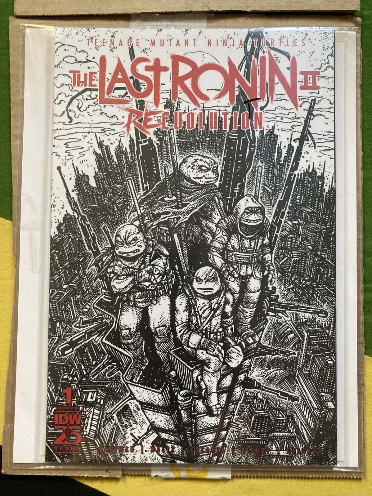 TMNT: The Last Ronin II Re-Evolution #1 copertina RI 1:100 varianti Eastman lotto di 4