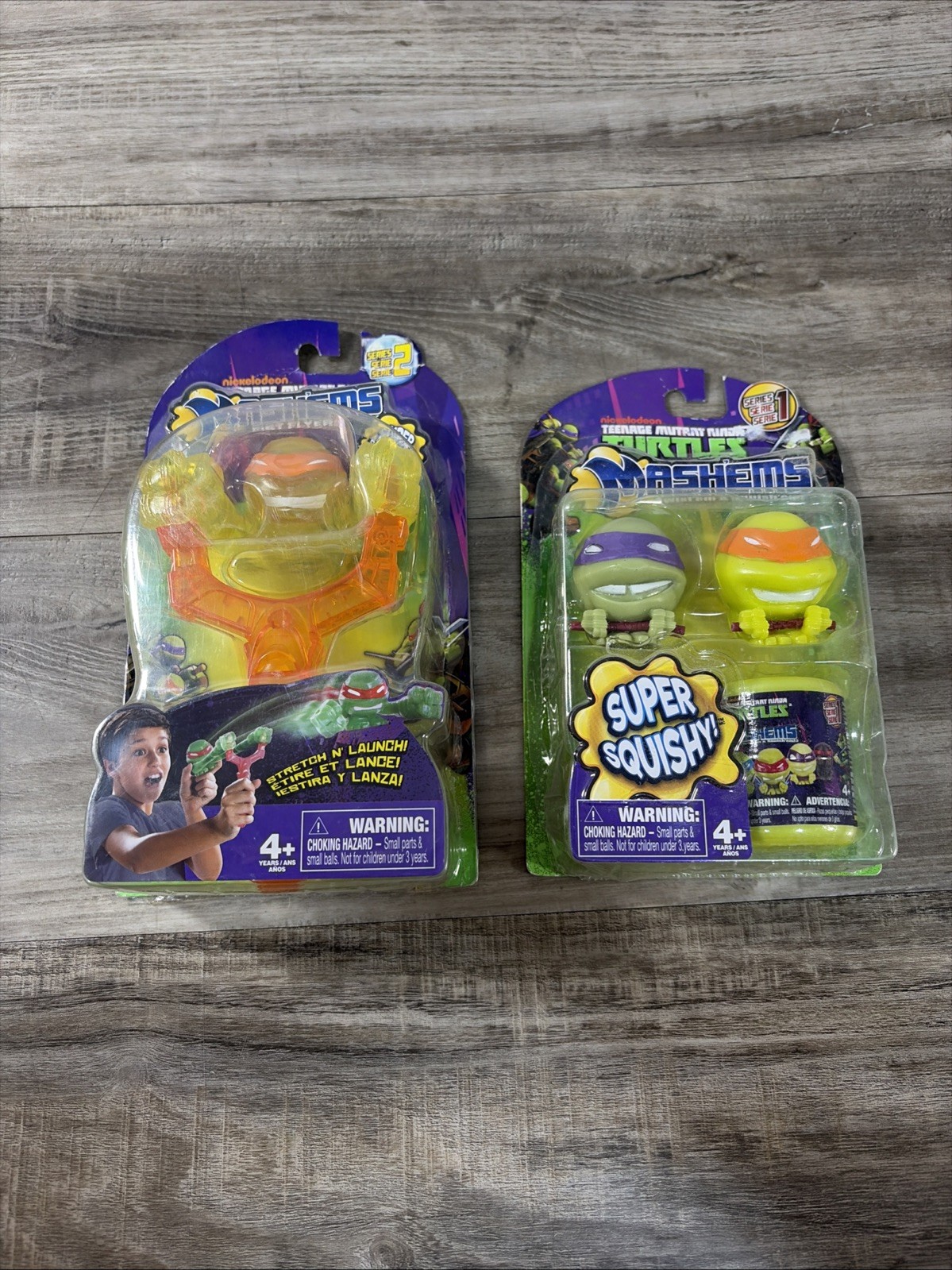 2013 TMNT TEENAGE MUTANT NINJA TURTLES MASH'EMS FIST FLYERS PACCHETTO BERSAGLIO SERIE 1