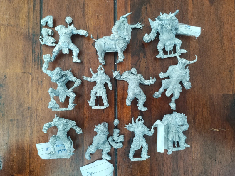 Lot of Hungry Troll Miniatures (Metal)