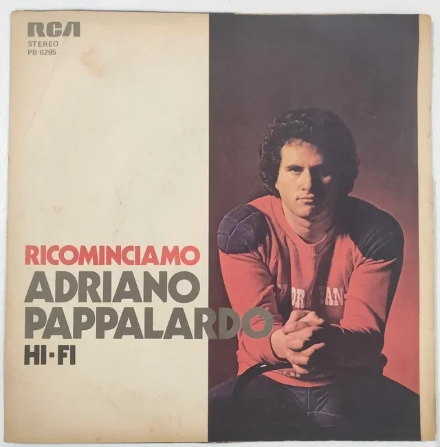 Disco in vinile 45 giri di Adriano Pappalardo.  - Titolo: Ricominciamo