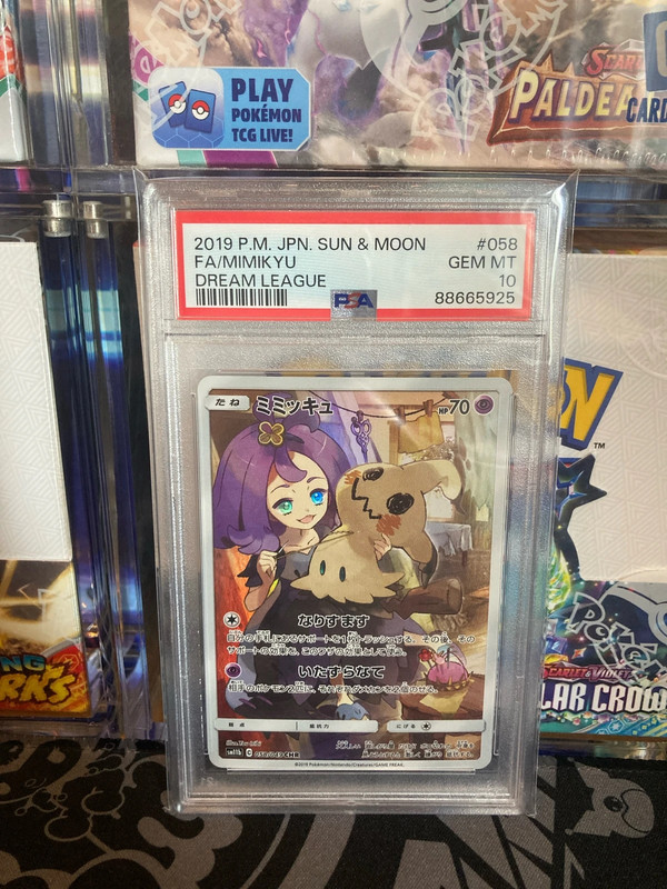 Pokémon sm11b mimikyu psa10 (dream league)
