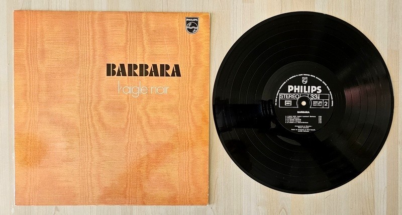 DISQUE VINYLE BARBARA L'aigle noir 1979 TRES BON ETAT