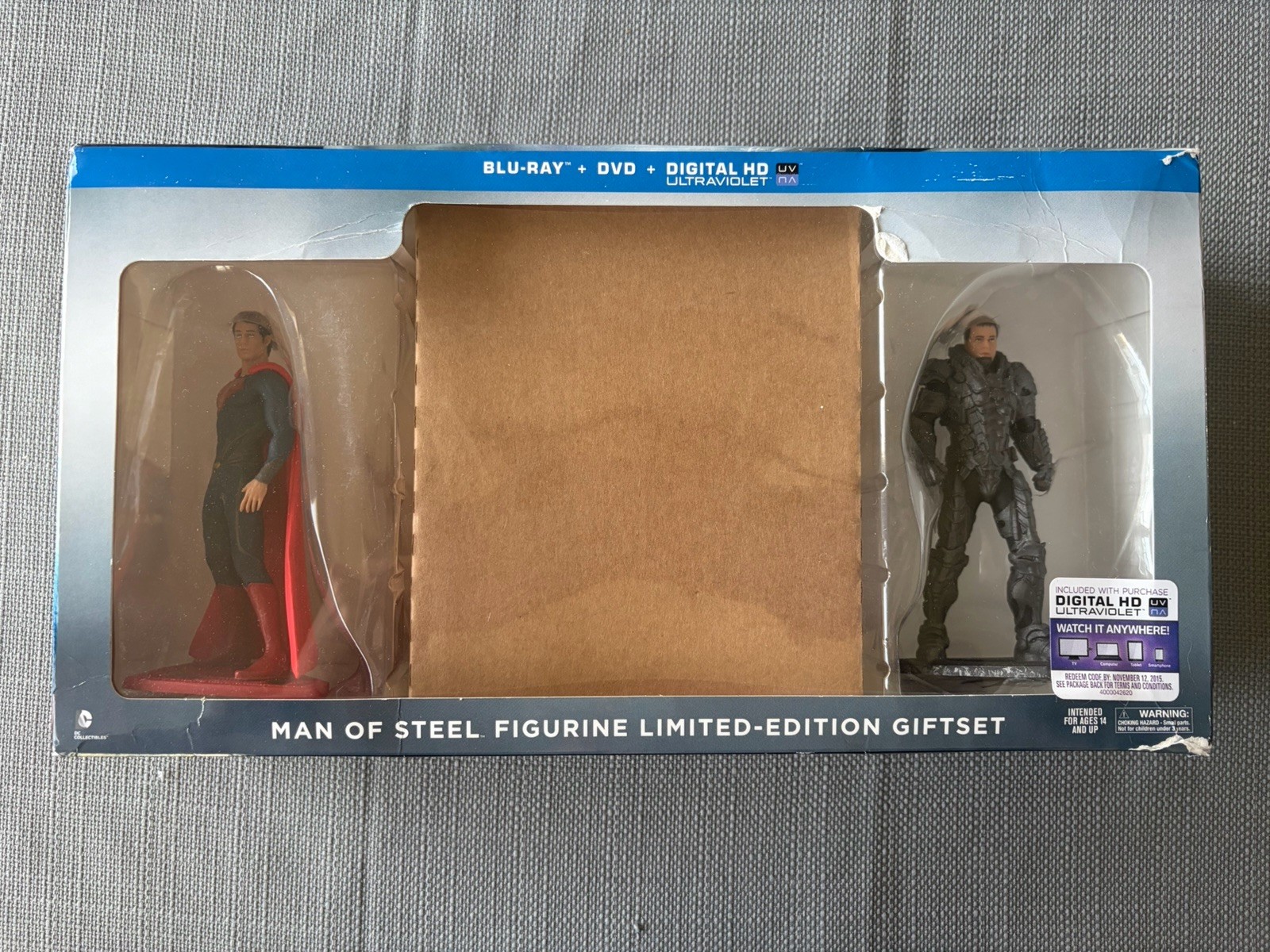 Man Of Steel Figurine Limited Edition GiftSet NO Movie-New