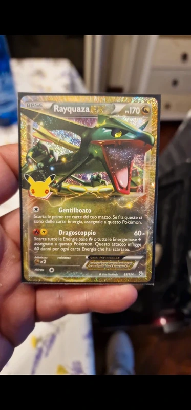 Rayquaza carta pokemon 30th