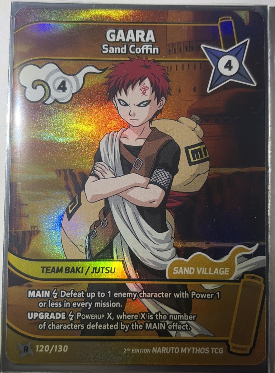 Naruto Mythos TCG 2° Edizione Gaara 120/130