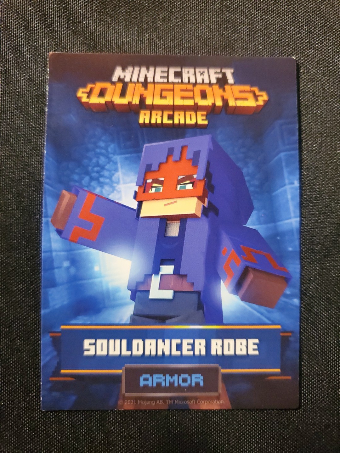 Minecraft Dungeons Arcade Cards Serie 1 Souldancers Robe quasi nuovo vedi foto dettagliate