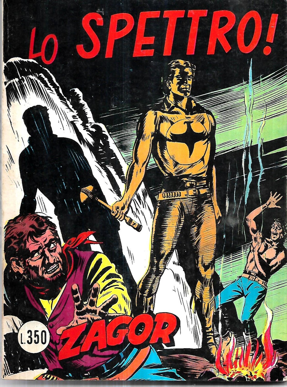 Zagor serie rossa 68 (gen 1976, Lire 350): Lo Spettro: ottimo +++/pari nuovo