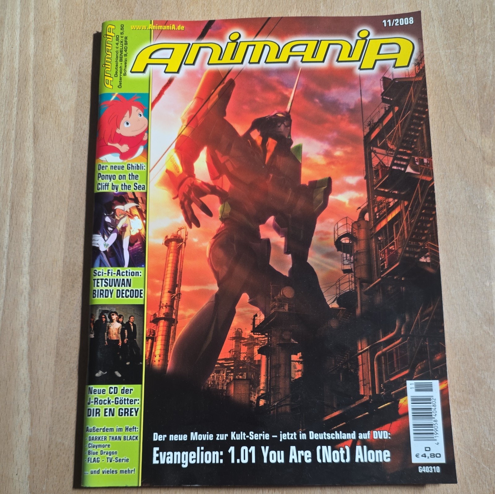 Animania rivista anime e manga numero 11/2008