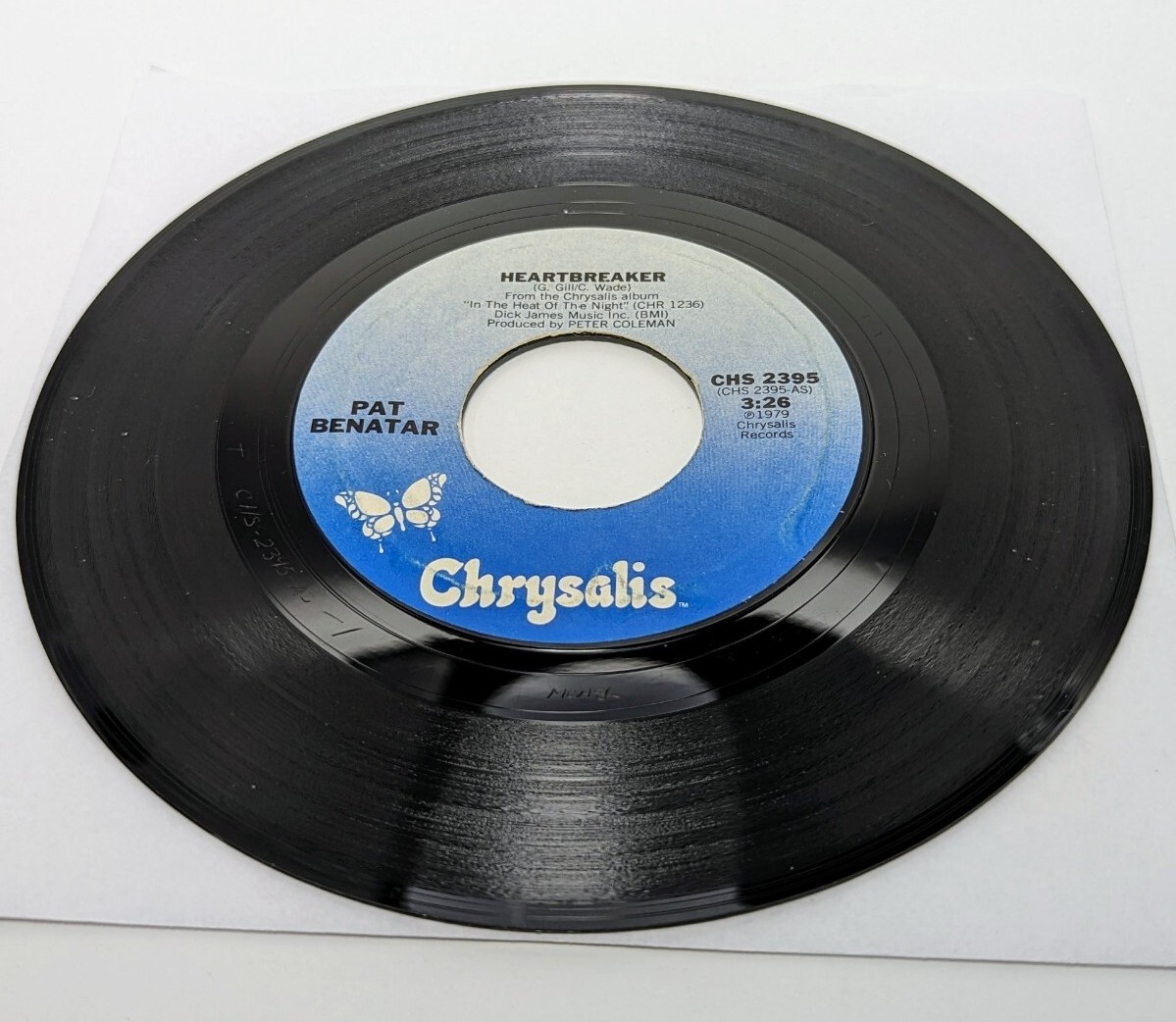 Pat Benatar Heartbreaker/My Clone Sleeps Alone 7" 45 RPM CHRYSALIS CHS-2395 1979