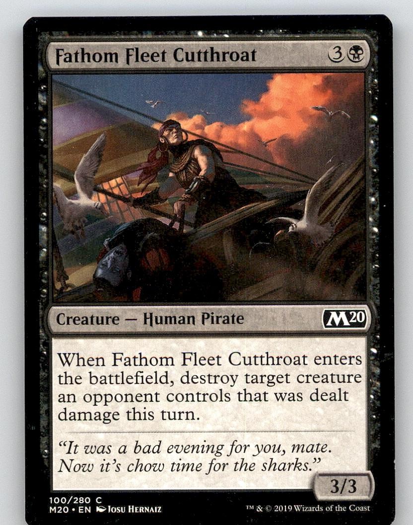 Fathom Fleet Cutthroat 100 Common Core Set 2020 Magic: The Gathering Near Mint