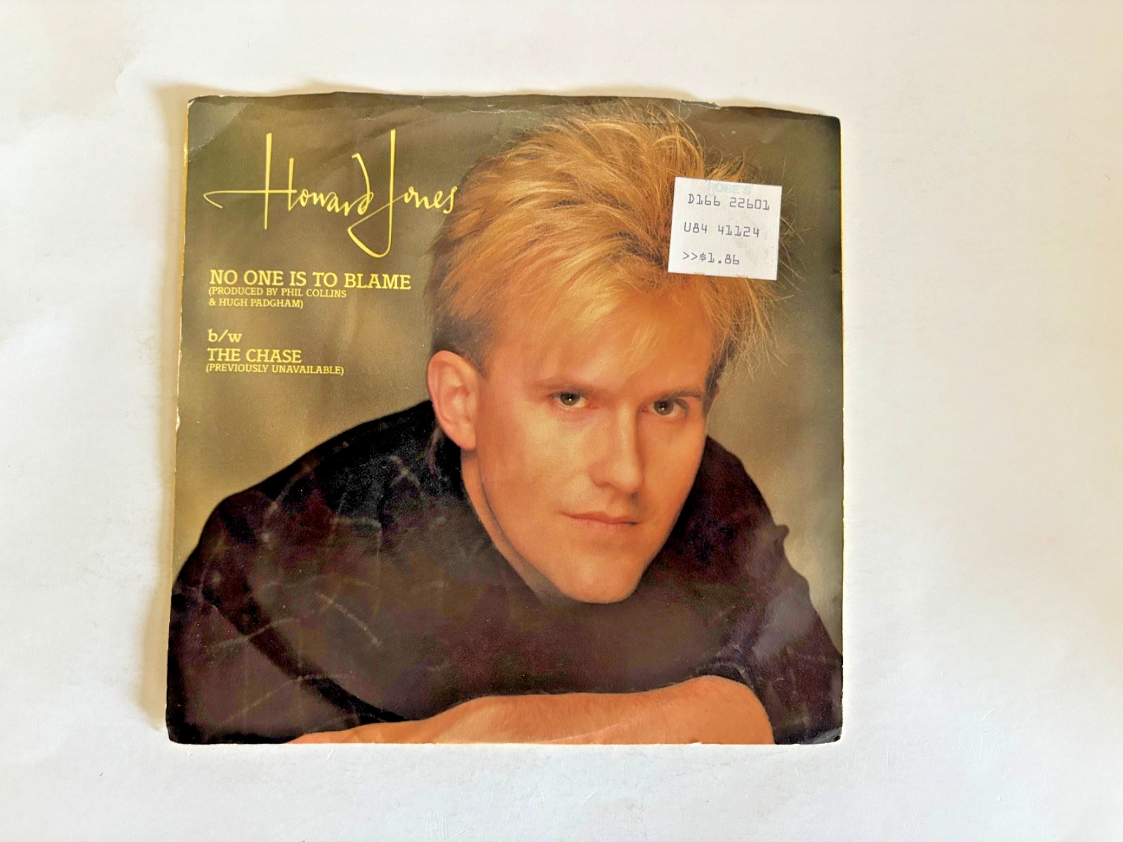 Howard Jones No One Is To Blame 45 RPM 1986 Elektra Records VG+ / Exc Play Test