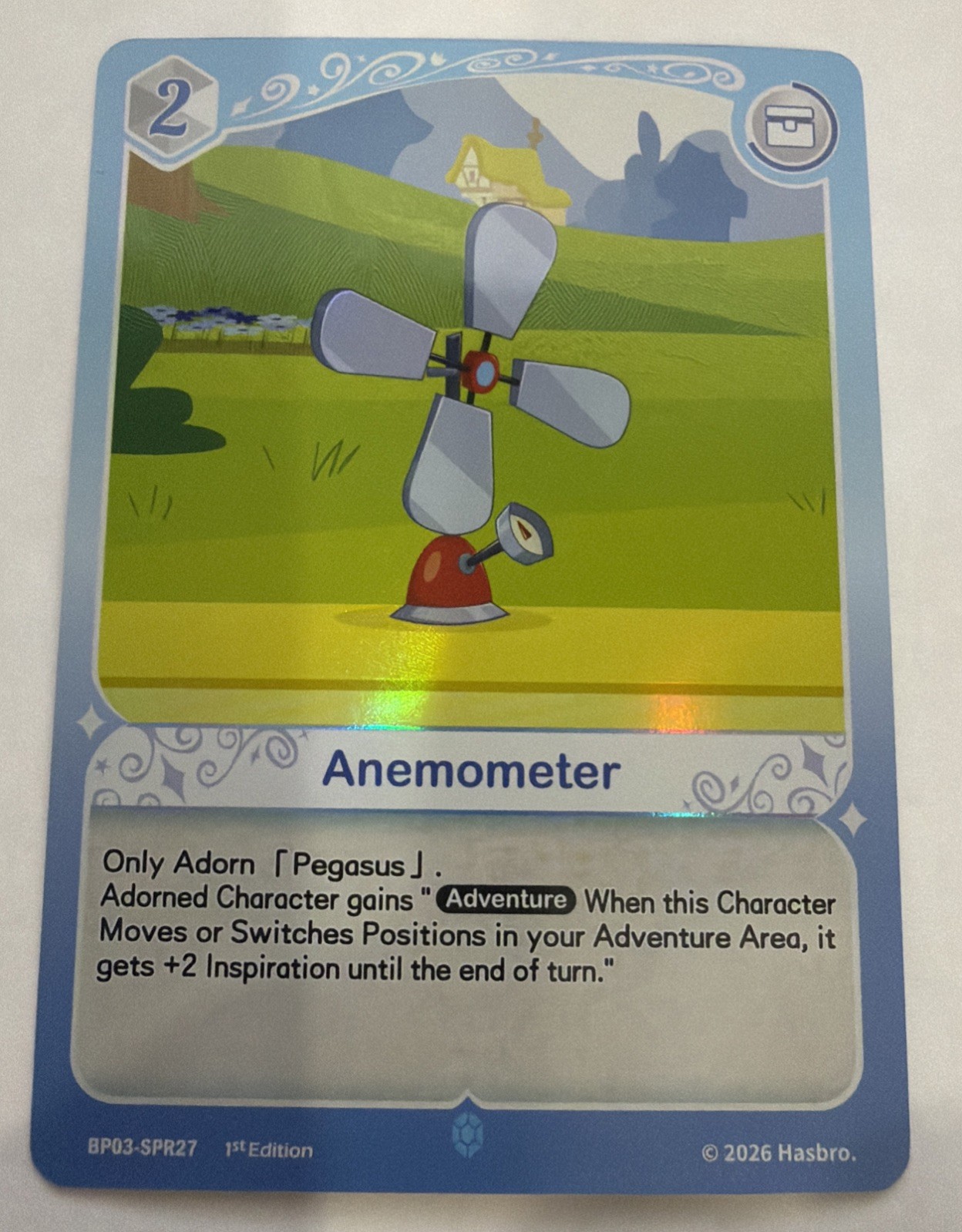 My Little Pony TCG Anemometer BP03-SPR27 Nightmare Night Kayou 1st Ed