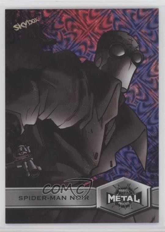 Upper Deck 2022 Marvel Metal Universe Alta Serie Grandioso Spider-Man Noir 1x8