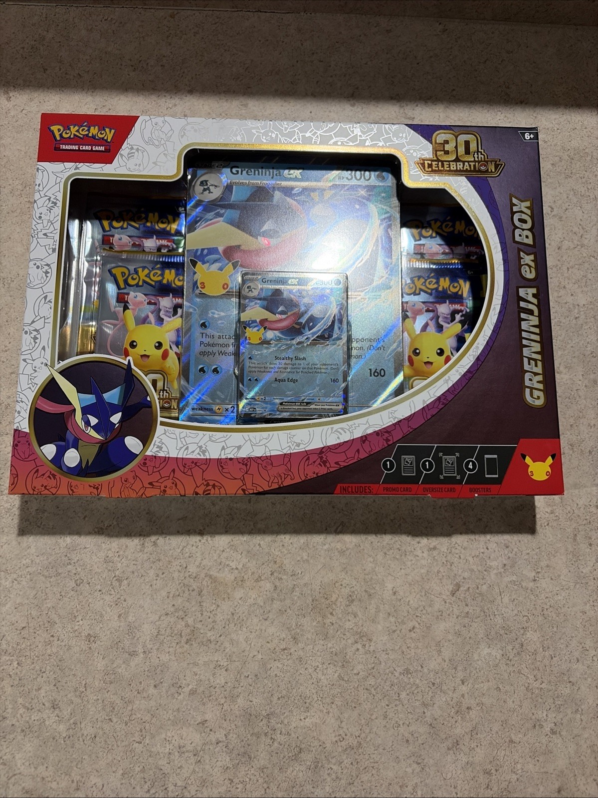 Pokemon TCG 30th Anniversary Celebration Greninja ex Box  - Brand NEW