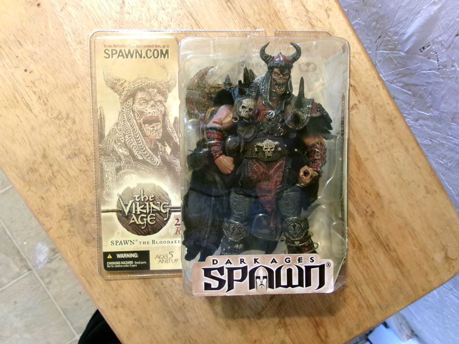 McFarlane Toys Dark Ages Spawn - Modellino Viking Age serie 22 Bloodaxe nuovo con scatola