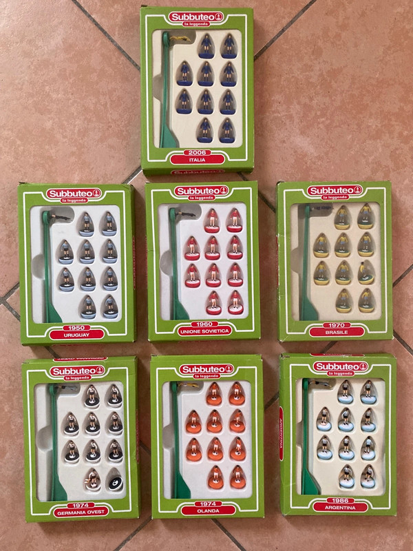 Subbuteo La leggenda 7 Nazionali
