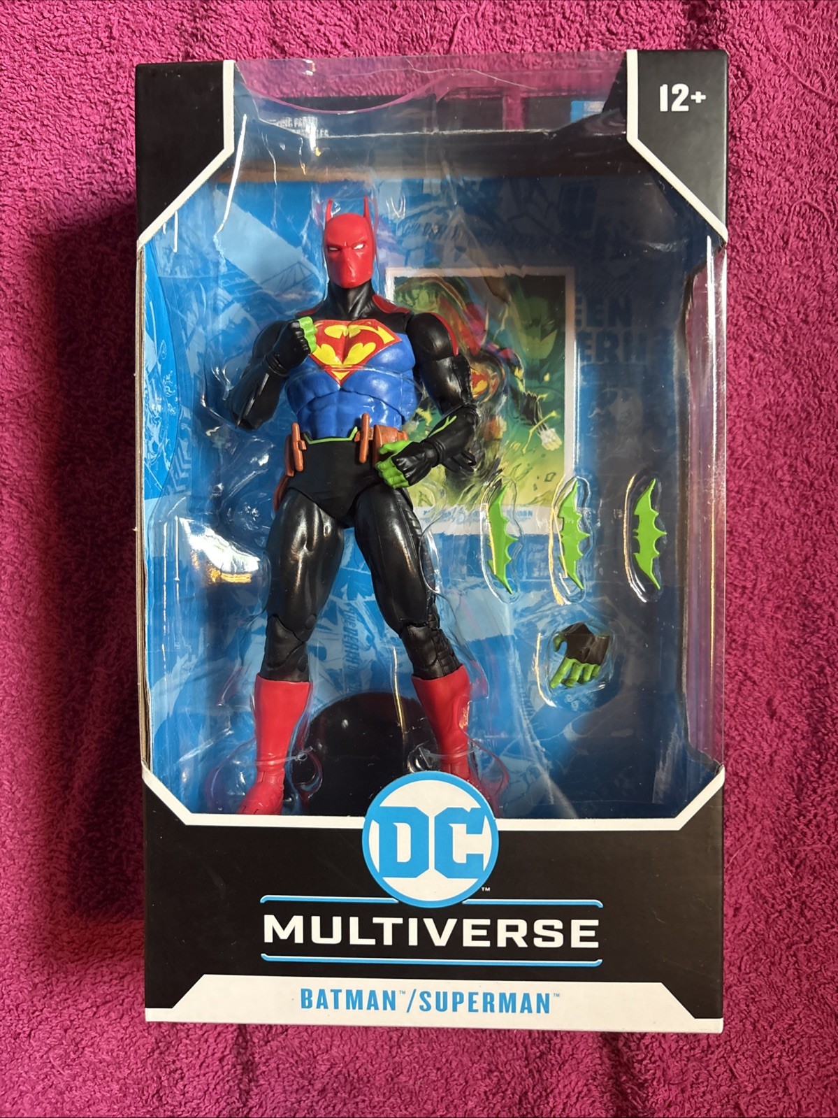 DC Comics Multiverse Batman Superman Fusion McFarlane 2024 New Sealed 7" Figure