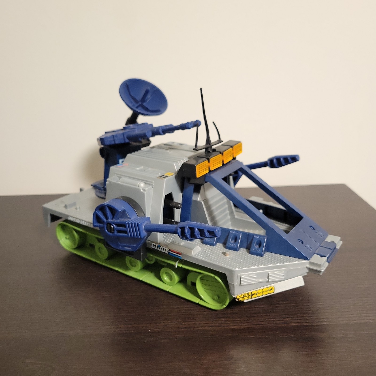 Vintage 1987 GI Joe Hasbro Sky Sweeper Anti-Aircraft Tank Battle Force 