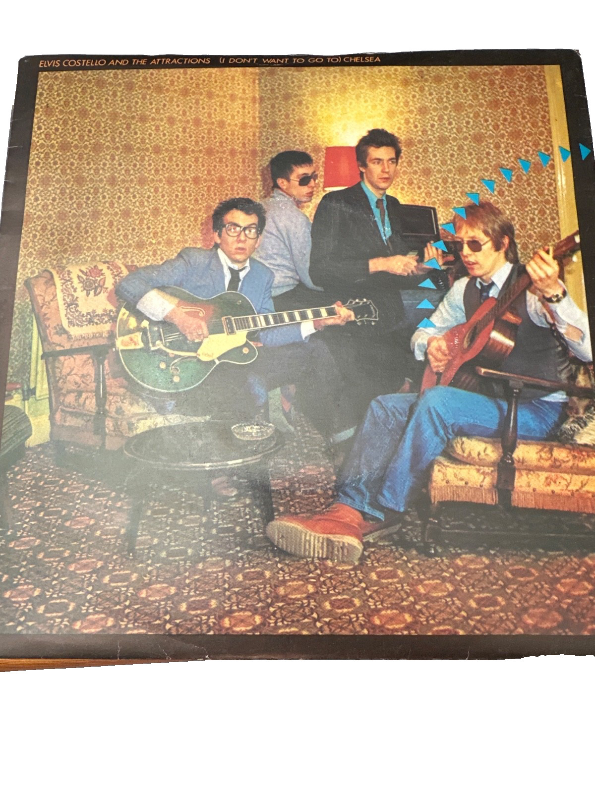 Elvis Costello & The Attractions Chelsea 7” Vinyl 1978 Radar ADA 3 Picture Sleev