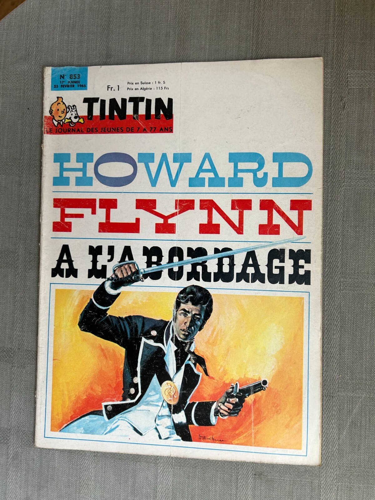 Hebdo Tintin 1ª Serie N°853 In Buone Condizioni