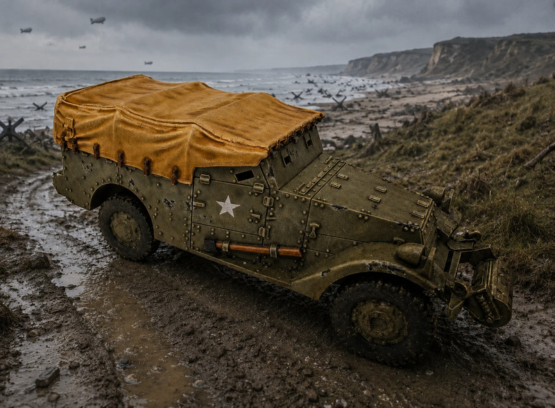 US M3 White Scout Car 1/56