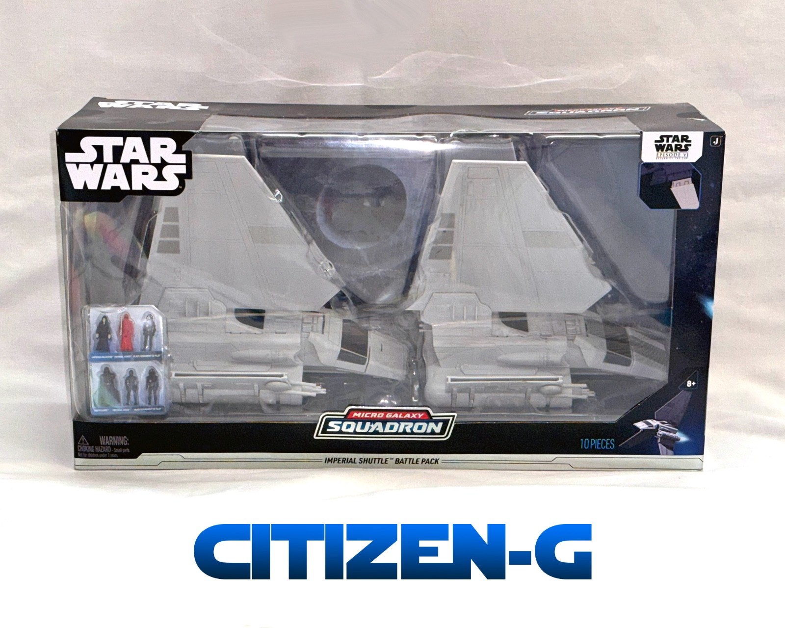 Star Wars Micro Galaxy Squadron IMPERIAL SHUTTLE Battle Pack 2 set veicoli Vader
