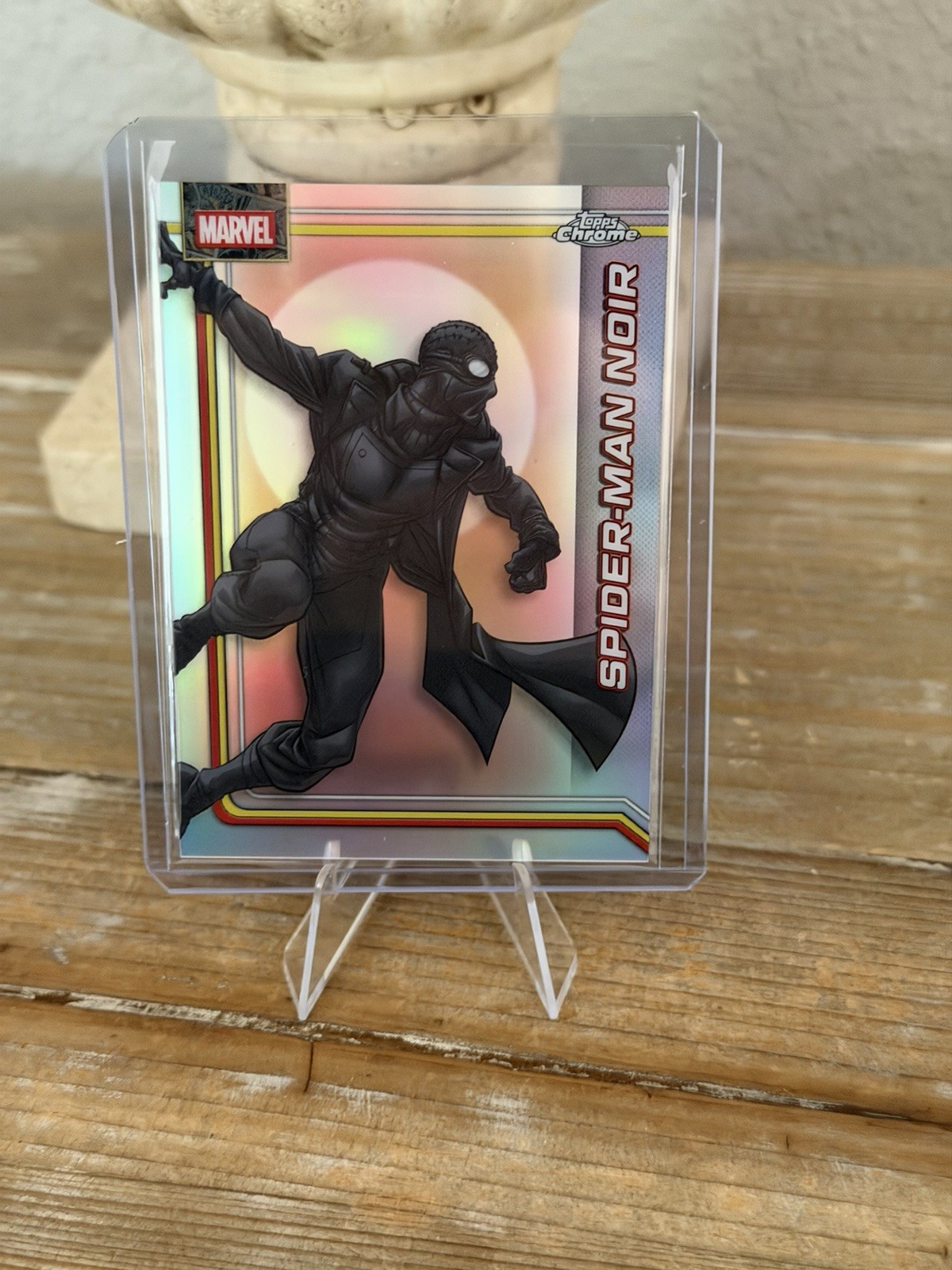 2026 Topps Chrome Marvel #165 Spider-Man Noir Refractor