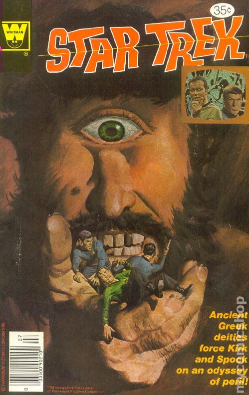 Star Trek #53 FN- 5.5 1978 Whitman immagine stock basso grado
