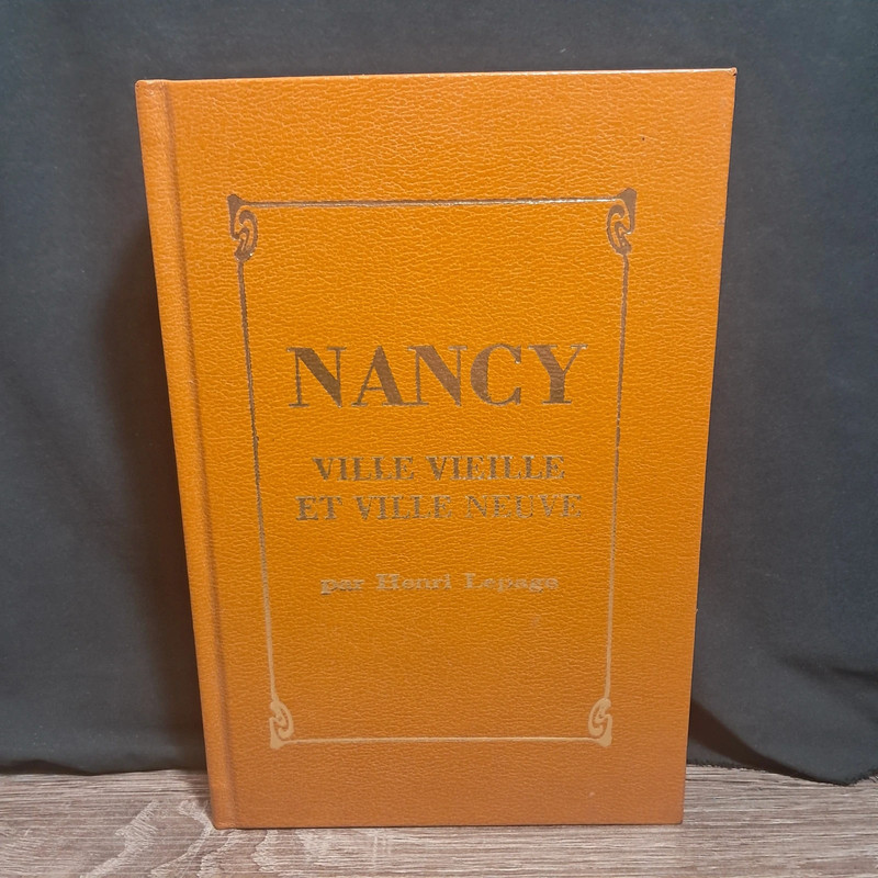 Livre Nancy - Ville Vieille et Ville Neuve par Henri Lepage (Éditions de la Taillanderie)