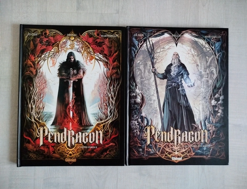 Lot BD Pendragon Tomes 1 et 2 (Glénat)
