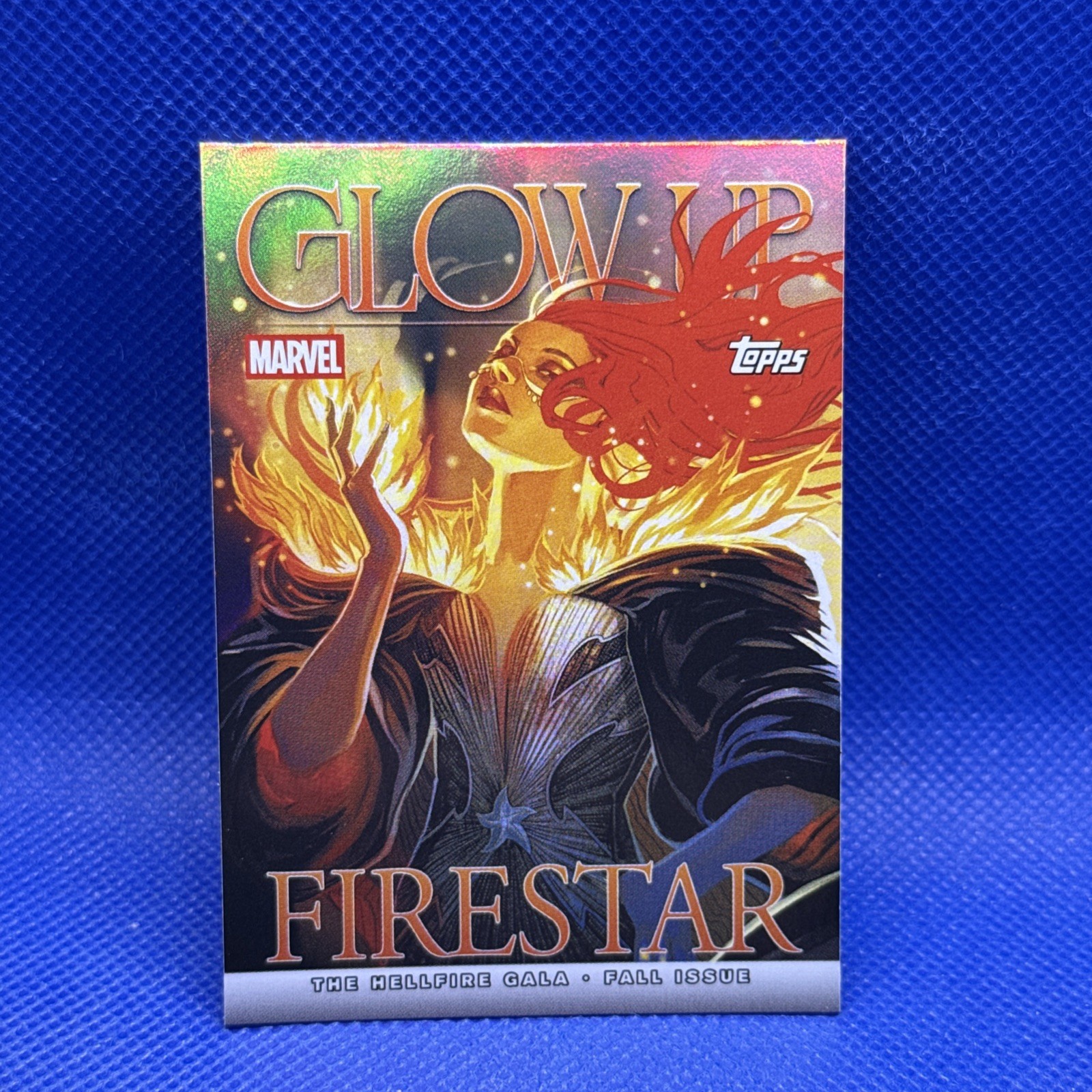 2026 Topps Marvel Neon Glow Up Insert Firestar #GU-18