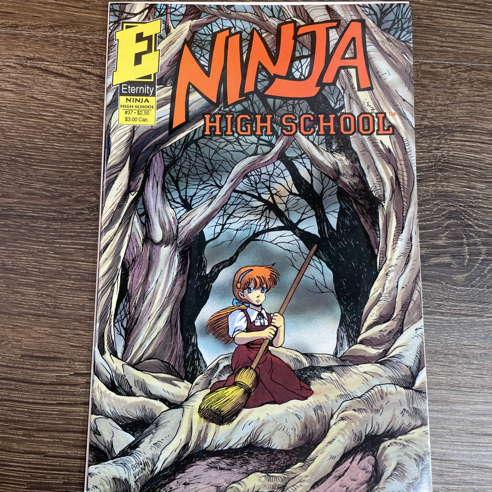 Ninja High School #37 1993 Antarctic Press prima apparizione di Warrior Nun Areala