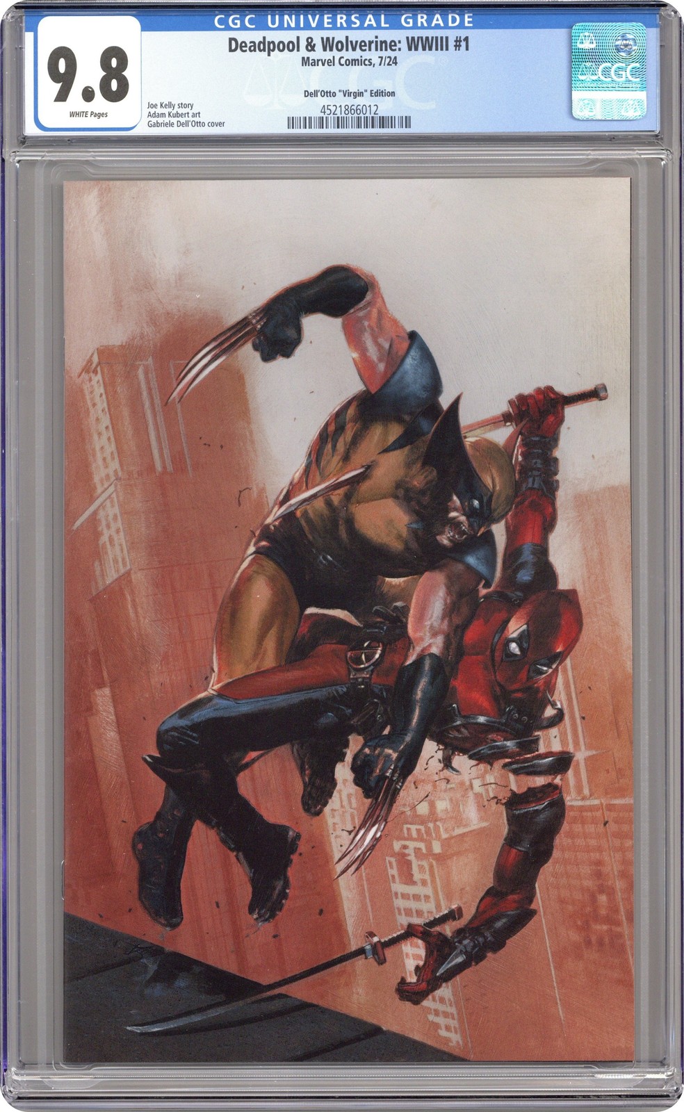 Deadpool e Wolverine WWIII 1E CGC 9.8 2024 4521866012