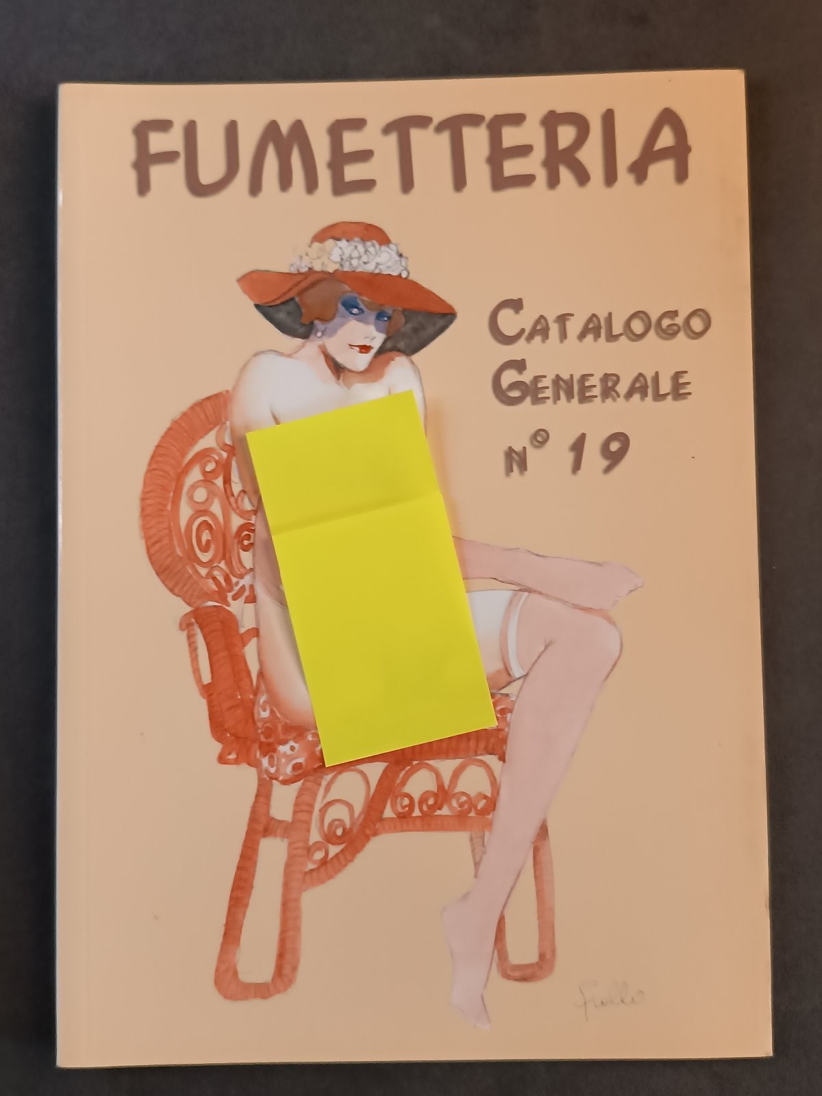 Catalogo Fumetteria Generale n. 19 Copertina illustrata