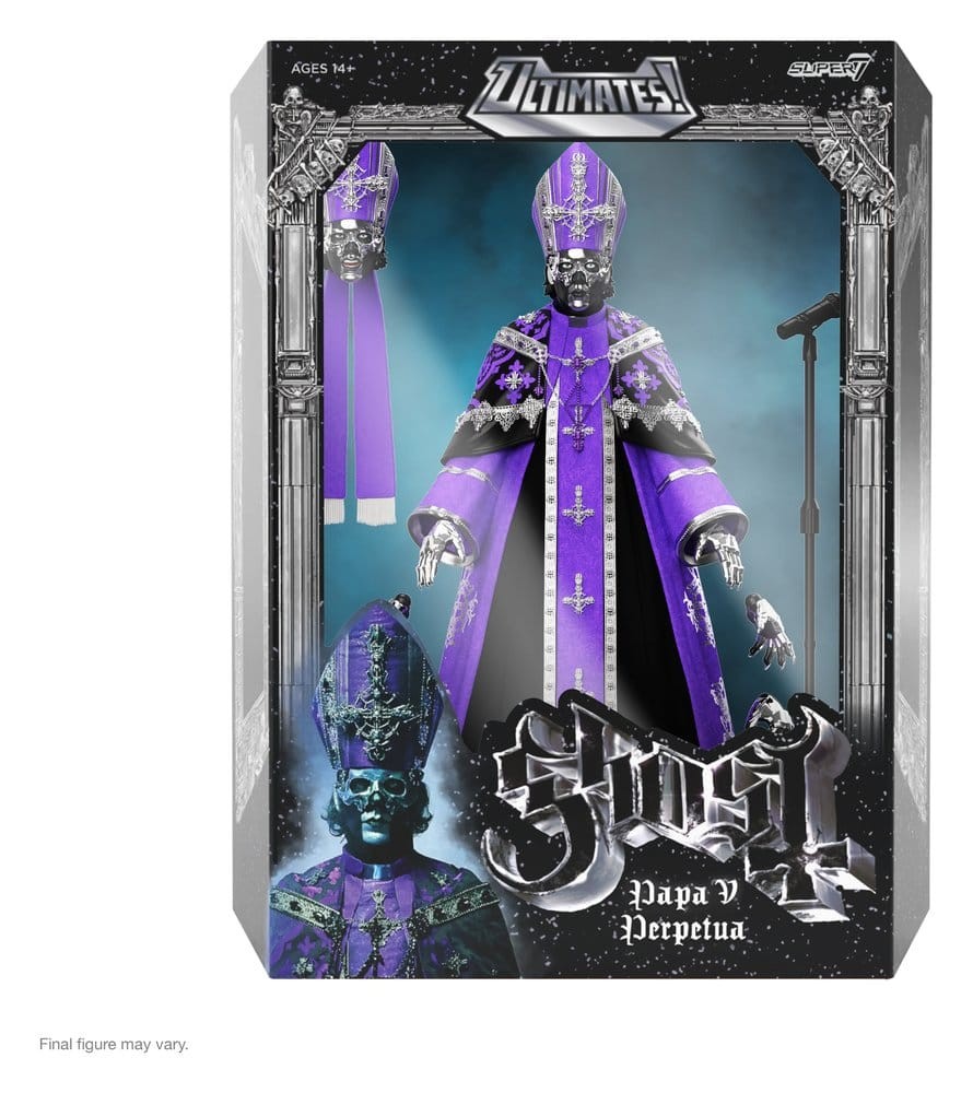 Ghost Ultimates! Wave 05 Action Figure Papa V Perpetua 18 cm PREORDINE 02.12.26 Sup