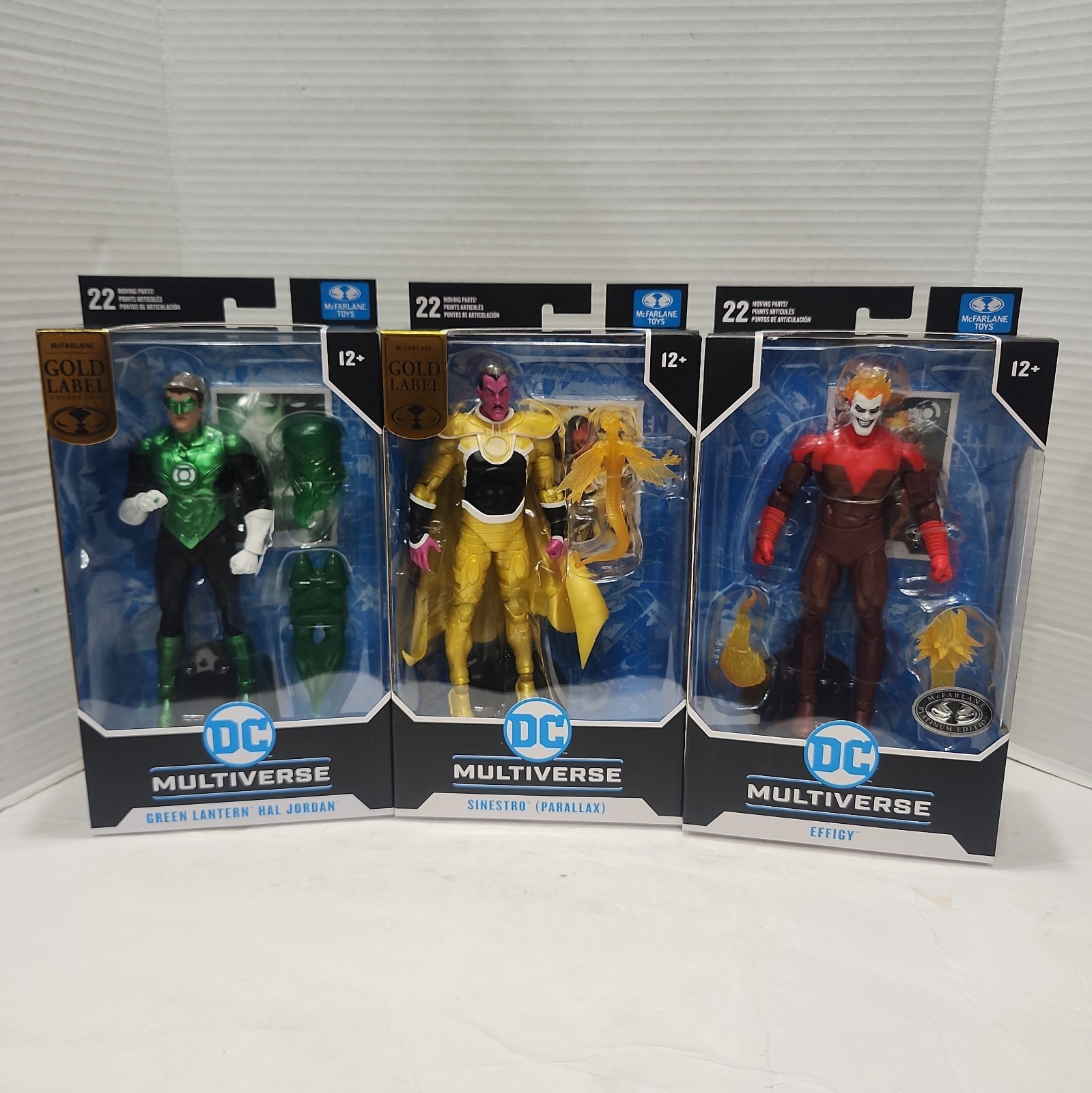 DC Multiverse McFarlane Gold Label Lanterna Verde Hal Jordan + Parallax Sinestro