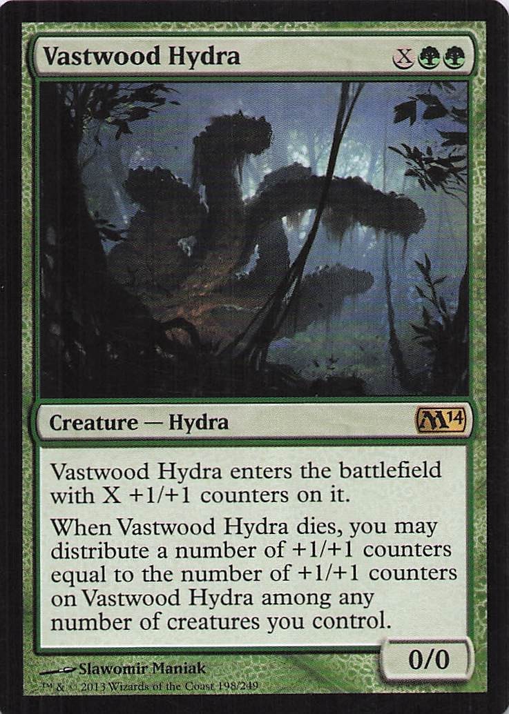 Vastwood Hydra 198 Rare Magic 2014 (M14) Magic: The Gathering Near Mint