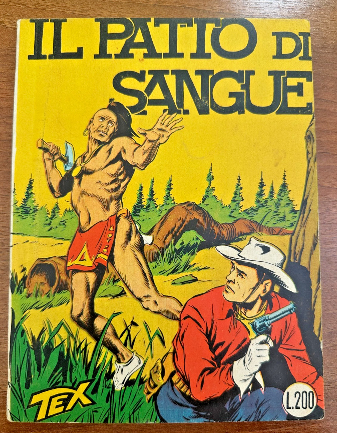 BONELLI TEX N.7 IL PATTO DI SANGUE - SPILLATO 478 CENSURATO BELLISSIMO
