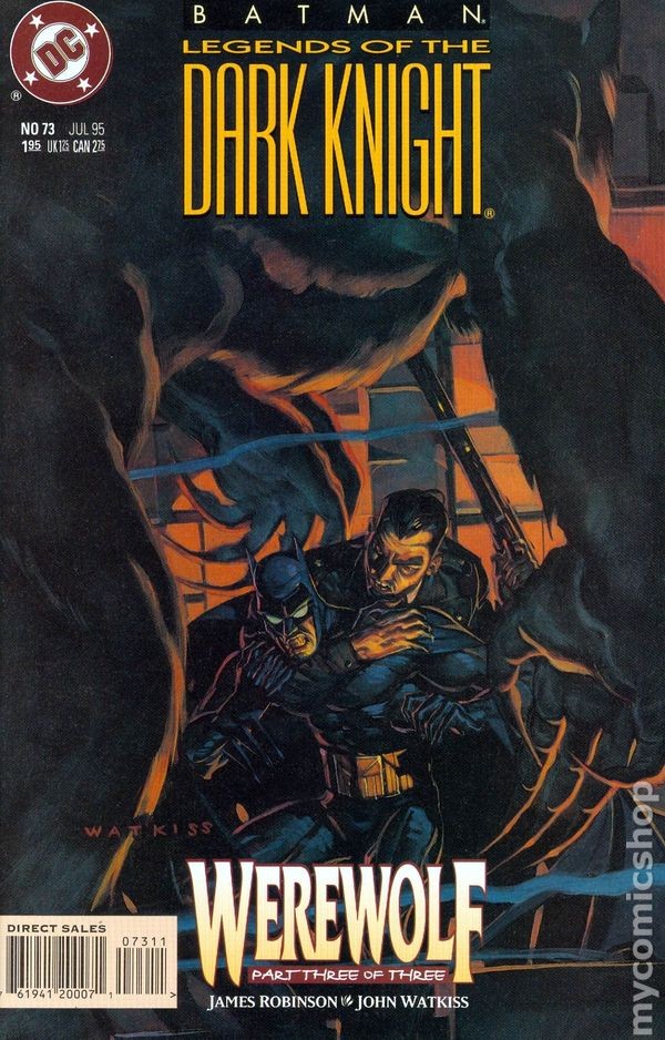Batman Legends of the Dark Knight #73 VG/FN 5.0 1995 Stock Image Low Grade