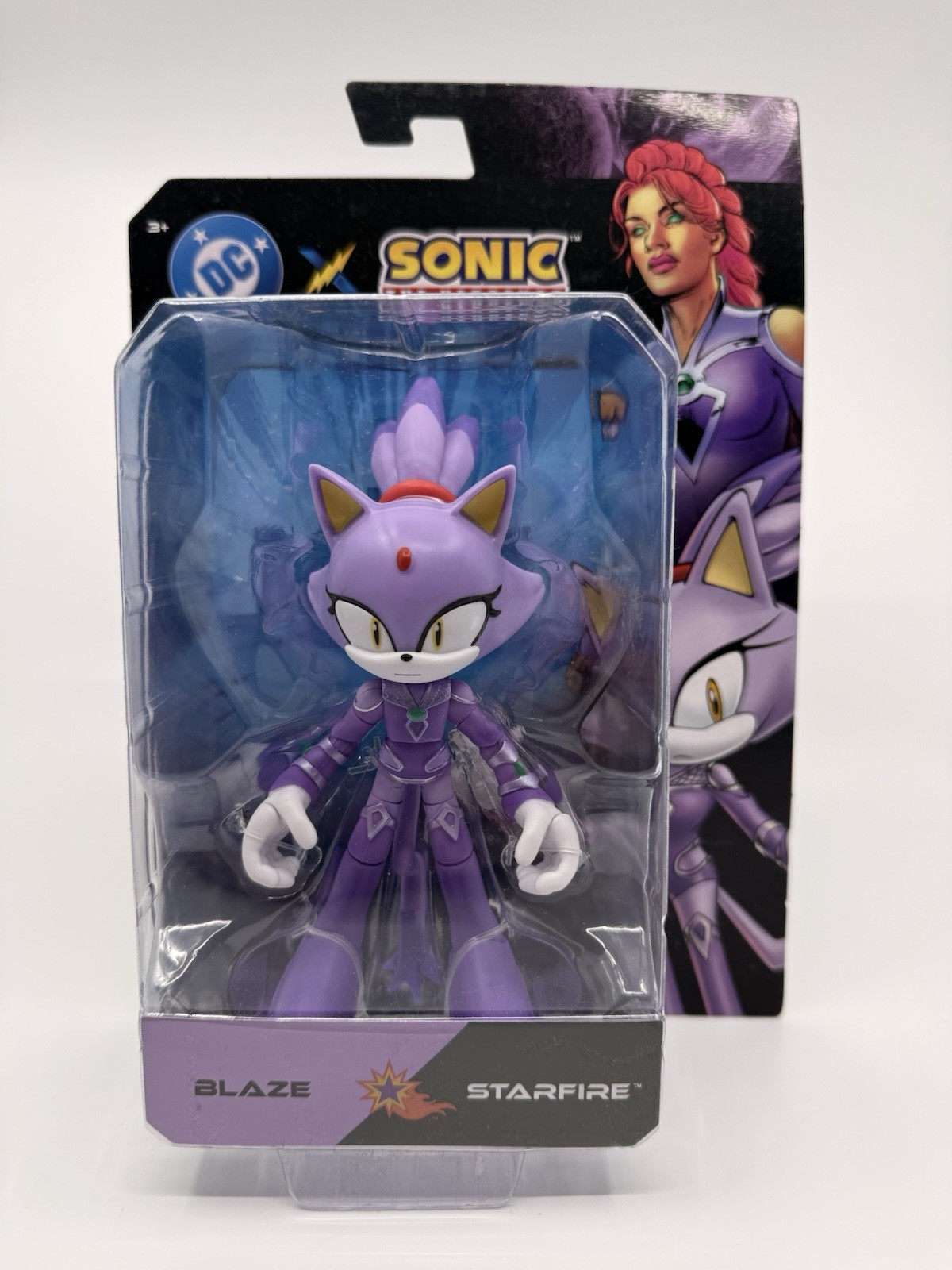 Modellino Blaze as Starfire DC x Sonic The Hedgehog 5" nuovo