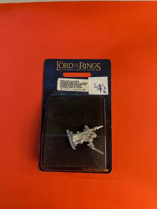 Blister figurine métal chamans Gobelins moria seigneurs des anneaux Gamesworkshop neuf
