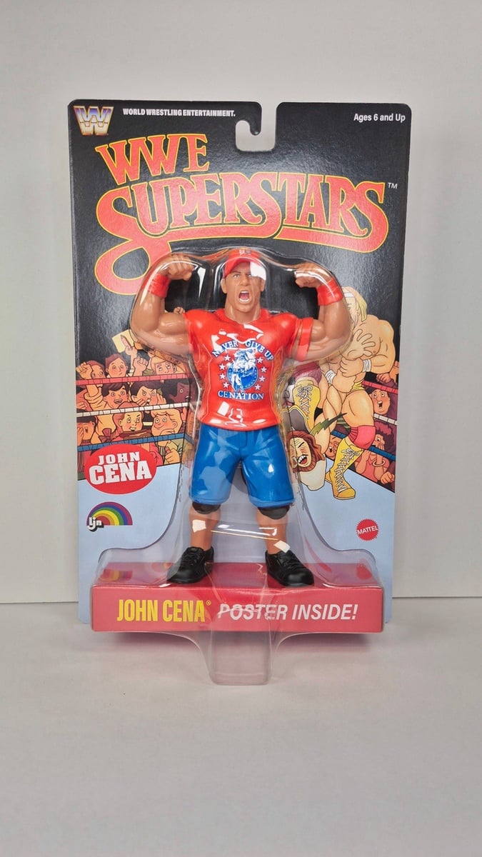 WWE Superstars LJN JOHN CENA (BLACK CARD VARIANT) Mattel 2025