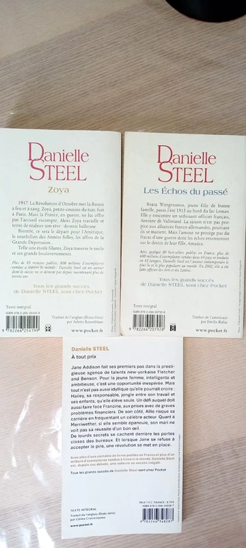 Livres Danielle Steel.