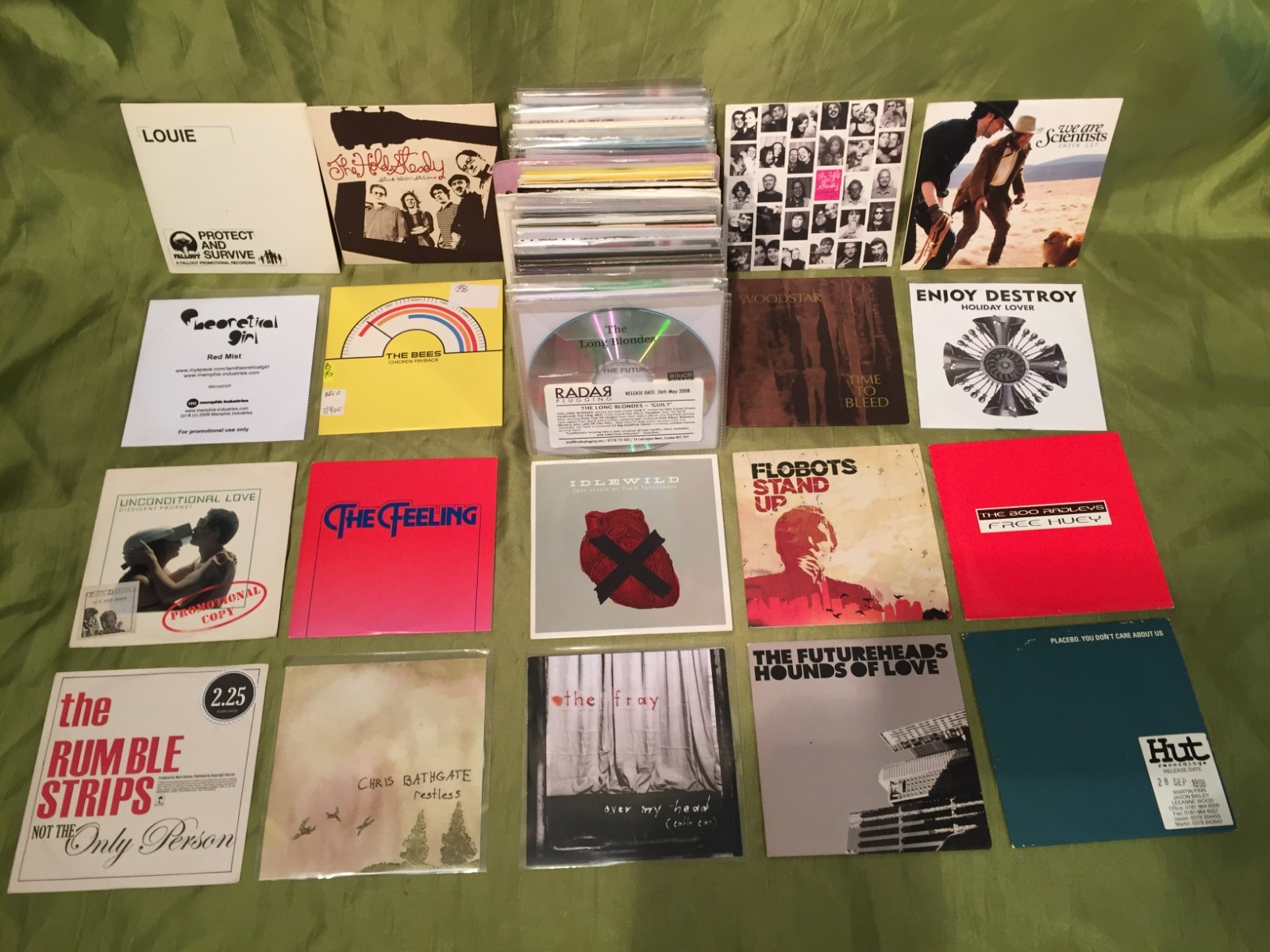 100 x INDIE & ALTERNATIVE ROCK PROMO CDs 1996-2011 JOB LOT