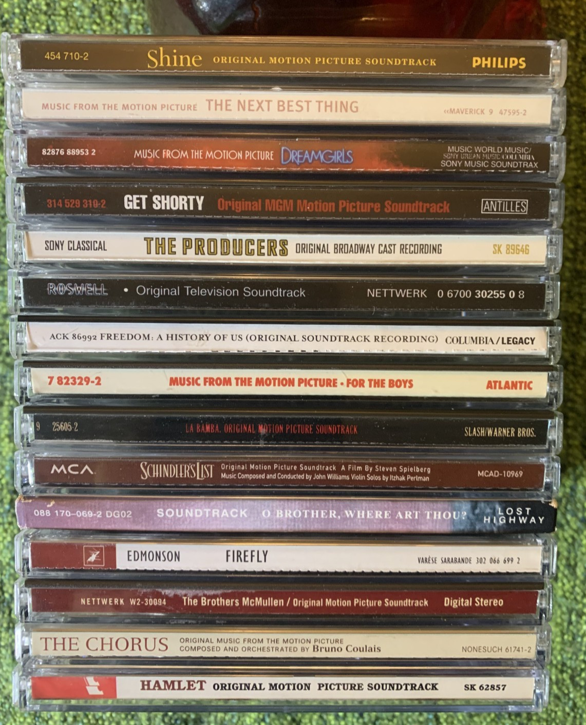 15 Soundtracks Cd Lot All Graded: Hamlet, Shine, Roswell, Dreamgirls, Freedom ++
