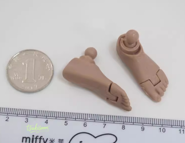 1Pair 1/6 Male Soldier Feet Accessories Action Figure 12" Model For Warrior