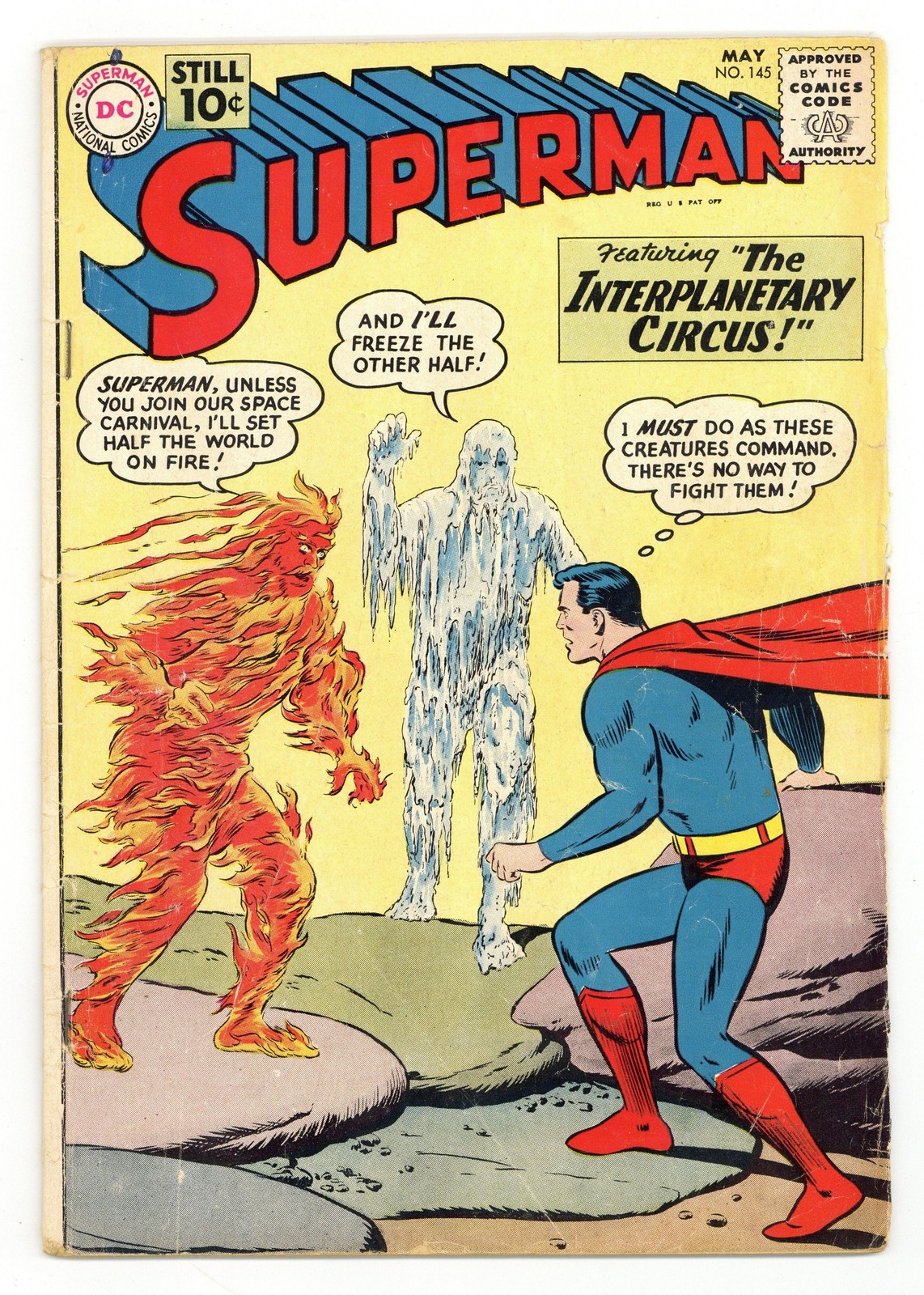 Superman #145 GD 2.0 1961